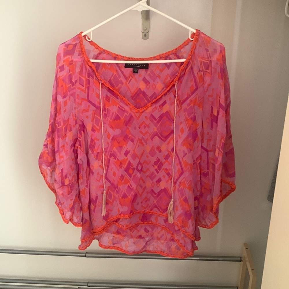 Sanctuary Anthropologie top size XS